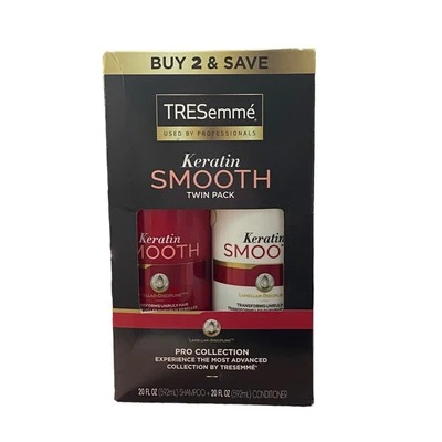 Tresemme Keratin Smooth Twin Pack Shampoo & Conditioner 20 fl oz Each - Image 1 of 2