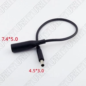 4Pcs Power Charger Adapter Converter Cable 7.4mm-4.5mm For Dell Small Tips 15cm - Photo 1/6