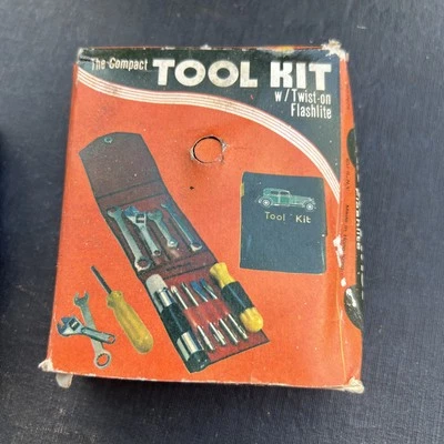 Vintage Compact Tool Kit   in case  Been Sitting In The Garage - Image 1 of 4