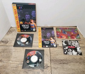 Night Trap (Sega 32X 1994) Complete CIB W/ Registration Card