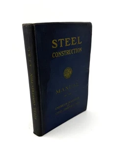 1948 AISC Steel Construction Manual 5th Ed Architect Engineer Book  - Picture 1 of 8