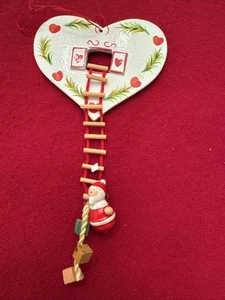 Vintage handbemalter deutscher Weihnachtsmannschmuck aus Holz Weihnachten Garmisch - Bild 1 von 7
