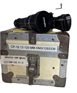 P. Angenieux Paris 12-120mm f2.2 Zoom Type 10x12 Lens France & F.9.5-95mm 10x9.5 - Picture 1 of 22