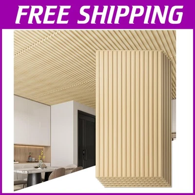 Transform Your Interior with 3D Slat Panels - 12 Pack - Image 1 of 4