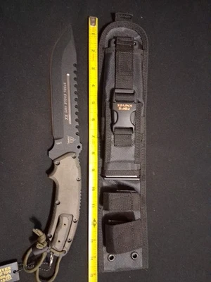 高品质,TOPS 钢鹰 107C XX 美国制造固定刀片生存... — 第 1/4 张图片