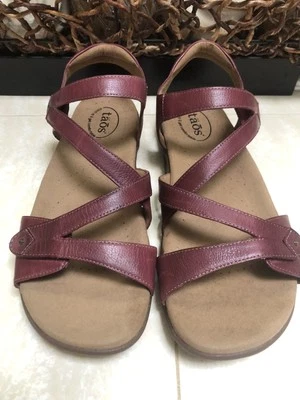 Sandalias para caminar Taos Big Time Comfort cuero arándano EE. UU. 11 para mujer ¡¡USADAS EN EXCELENTE ESTADO!!️ Foto 1 de 4