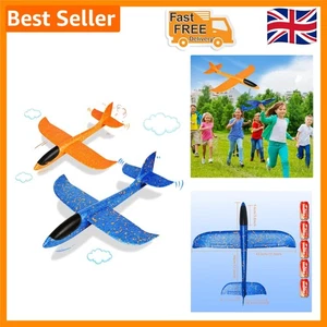 Innovative Foam Plane Gliders: 2 Pcs Lightweight Toys for Family Fun - Picture 1 of 13