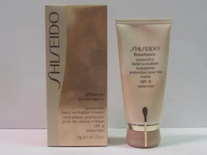 Crema revitalizante protectora de manos Shiseido Benefiance FPS 8 2,6 oz nueva en caja - Imagen 1 de 2