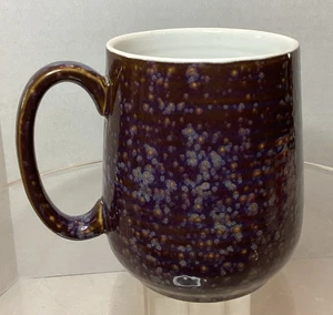 The Old Pottery Company Kaffeebecher Teetasse Handarbeit braun gesprenkelt 13 Oz - Bild 1 von 8