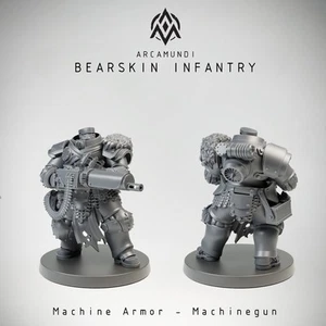 Trench Crusade - New Antioch - Mechanized Heavy Infantry - Machine Gunners - Picture 1 of 6