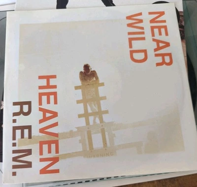 RARE REM VINYL 12" SINGLE NEAR WILD HEAVEN EMI PRESS UNPLAYED NM CVR NM W BROS - Image 1 of 4