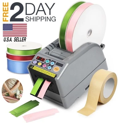 MAGINP Maquina Cortadora De Liston Cintas Para Flores Eternas Automática Dispensador