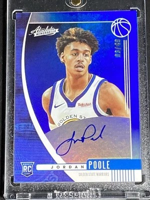 JORDAN POOLE 2019-20 ABSOLUTE MEMORABILIA RC LEVEL 2 AUTO 03/49~JERSEY NUMBER!! - Image 1 of 3