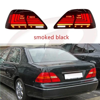 For Lexus LS430 2001-2003 Smoked Full LED Tail Lights Rear Lamp Replace - Изображение 1 из 4