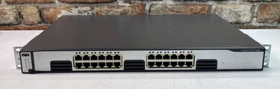 Cisco Catalyst 3750 Series Model Switch/WS-C3750G-24T-E - Image 1 of 4