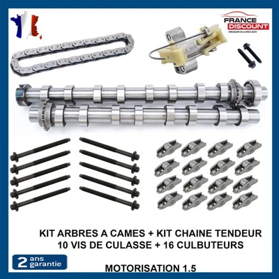 KIT CHAINE ARBRE A CAMES MOTEUR 1.5 HDI pour Citroen Jumpy III 1.5 blueHDI - Immagine 1 di 4