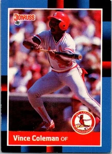 1988 Leaf #128 Vince Coleman - Picture 1 of 2
