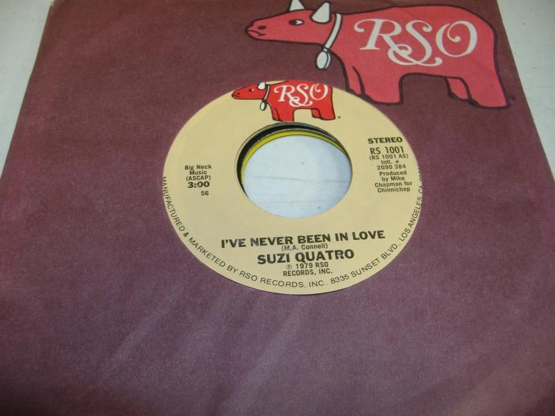 Rock Unplayed NM! 45 SUZI QUATRO I've Never Been In Love on RSO Foto 1 de 1