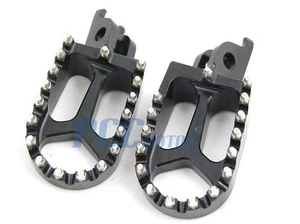 NUEVAS ESTRIBERAS DE CARRERAS PARA HONDA NEGRAS CR125 CR250 CRF 250R 450R 250X 450X H FP07 - Imagen 1 de 1
