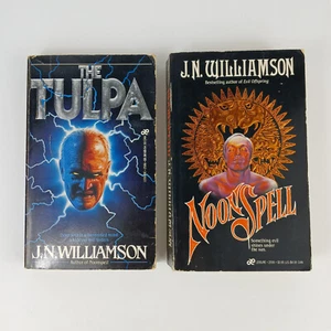 The Tulpa and Noonspell by JN Williamson 1981 & 1987 Paperback Vintage Horror - Picture 1 of 10