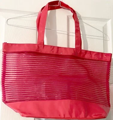NORDSTROM Pink Shoulder Tote Big Summer Bag New!! - Image 1 of 4