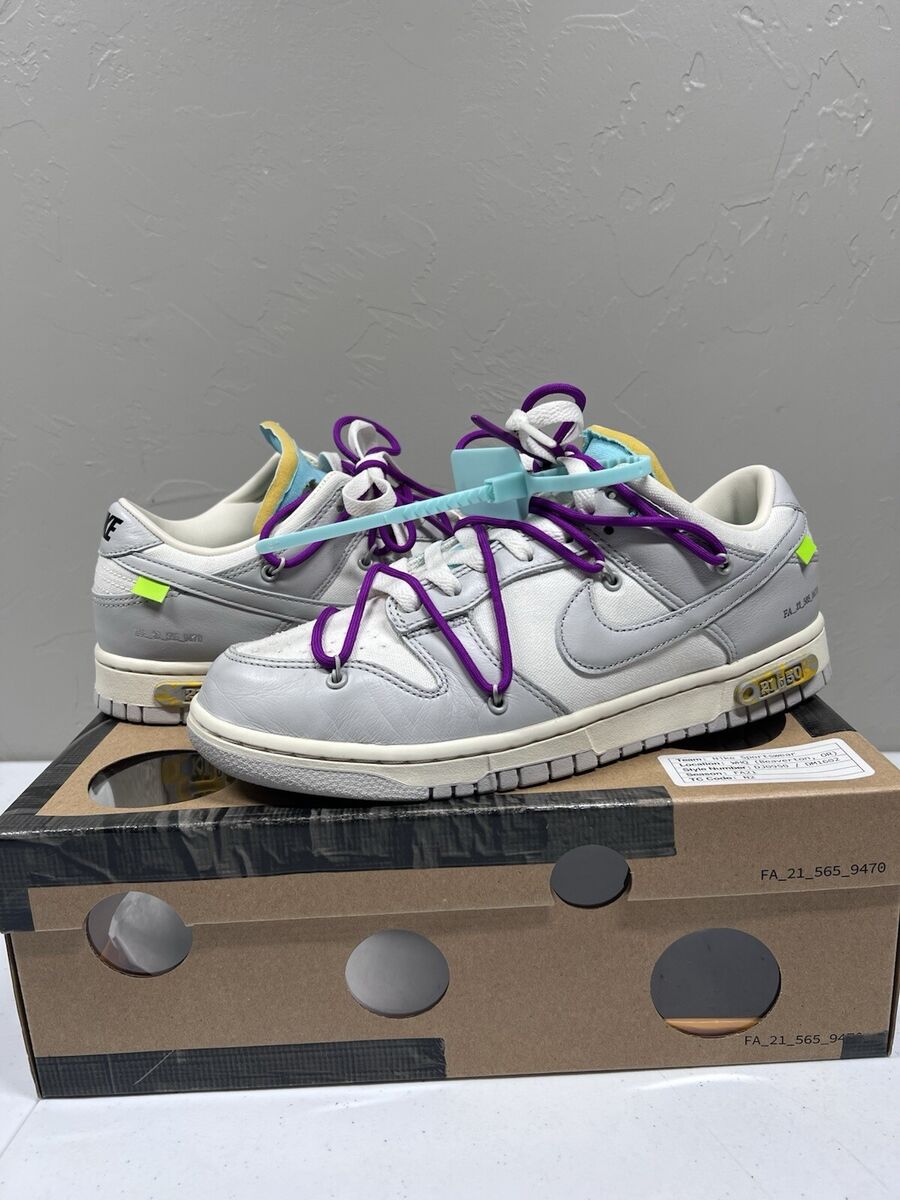 Nike Off-White x Dunk Low Lot 21 of 50 for Sale Nike Off-White x Dunk Low Lot 21 of 50 for Sale