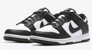 Nike Women's Dunk Low Shoes Panda Black White DD1503-101 NEW - Picture 1 of 5