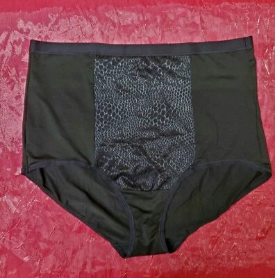 Vtg Panties Shiny Silky Smooth Second Skin Comfort Sz XL Sissy Sexy Granny Panty - Image 1 of 4