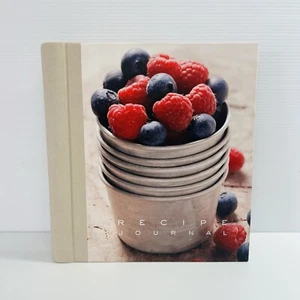 Recipe Journal With Dividers Spiral Bound With Rear Pocket Hardcover - Picture 1 of 17