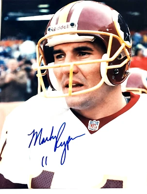 Mark Rypien 1995 Washington Redskins QB autografiado NFL 8x10 foto FBP-190 Foto 1 de 2