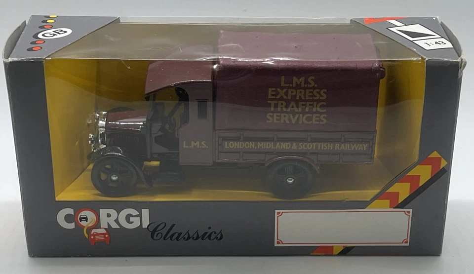 Corgi L.M.S. Express Traffic Services 1929 Thornycroft Van Truck - Image 1 of 3