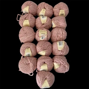 Rowan Cotton Braid Yarn~Lot of 16- 360 Lt Pink~Cotton Linen~Ribbon Yarn~Vintage - Picture 1 of 4