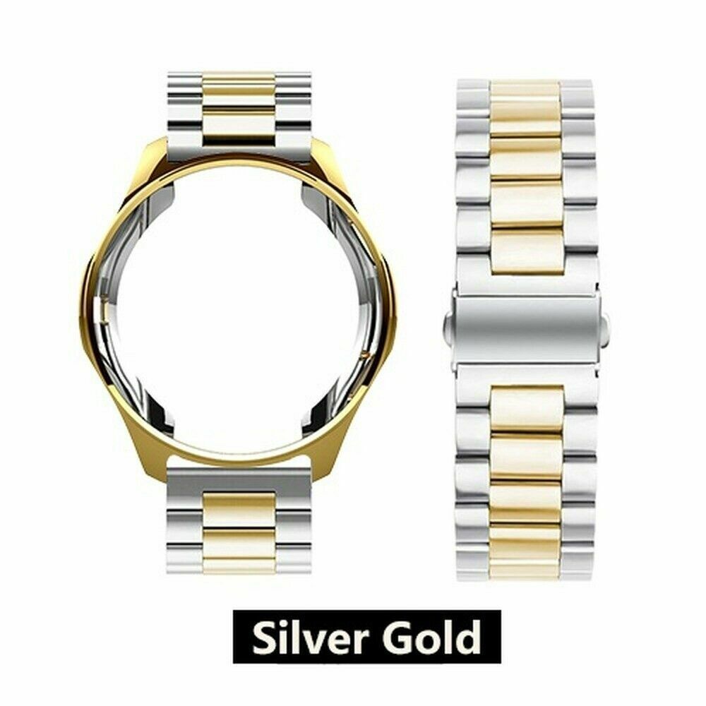 Stainless Steel watch band Strap case For Samsung Galaxy watch 3 41/45mm 42/46mm