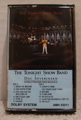 Кассета группы The Tonight Show с Доком Северинсеном 1986 мировая премьера  - Изображение 1 из 4