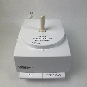 Cuisinart Pro Custom 11 Motor BASE ONLY White Food Processor DLC-8M Working - Picture 1 of 14