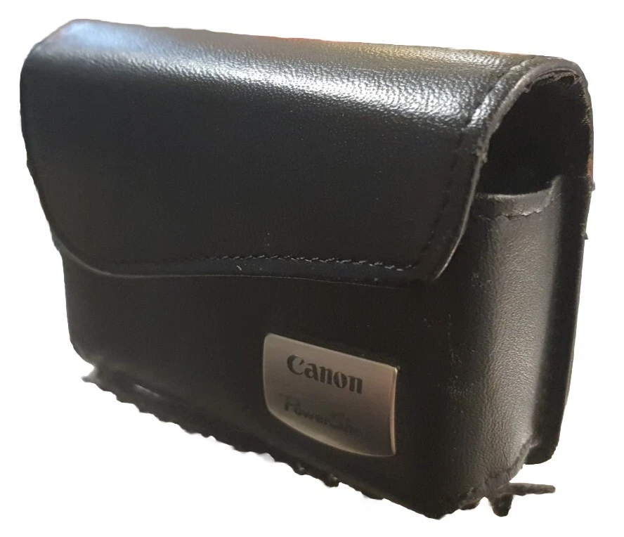 GENUINE CANON MAGNETIC LEATHER SOFT CASE FOR POWERSHOT DIGITAL CAMERA GUC - Image 1 of 4