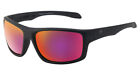 DIRTY DOG AXLE Mens/Womens POLARISED Sunglasses SATIN BLACK / RED MIRROR 53531