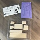 Stampin Up Live Like You Mean It Set Of 7 Wood Mount Rubber Stamps New A26751