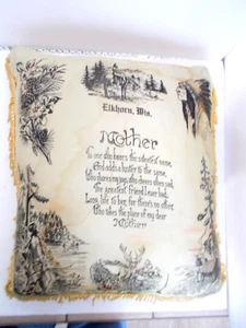 WW11 HOME FRONT MILITARY MOTHERS PILLOW - Picture 1 of 2