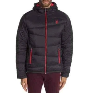 Spyder Nexus Insulated Puffer Men's Medium Black, Red - Picture 1 of 4