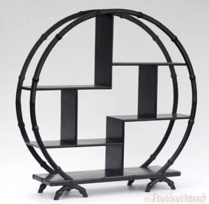 Black Ebony Wood Display Stand Shelf Table Top Small Ornament Antique Craft Base - Picture 1 of 9