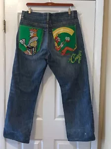 Y2K COOGI KING AND JOKER HERREN JEANS GRÖSSE 38 X 31 - Bild 1 von 8