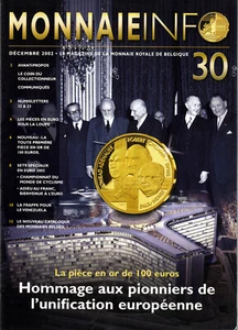 MAGAZINE DE LA MONNAIE ROYALE DE BELGIQUE n°30 - Foto 1 di 1