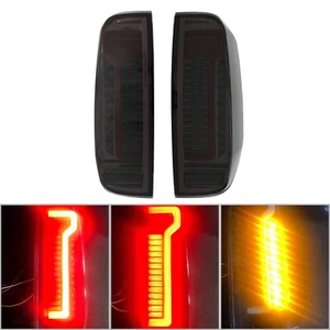 For 2005-2014 Nissan Navara D40 Frontier Smoke LED Tail Lights Brake Lamps Pair - Bild 1 von 18