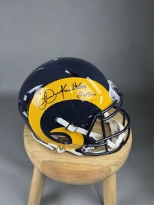 Eric Dickerson HOF ‘99 2105 Yds Signed Authentic Rams Helmet - Beckett COA - Picture 1 of 9