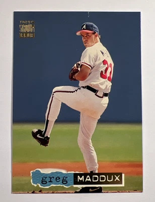 1994 Topps Superstar Sampler (rare) -  Stadium Club - Greg Maddux #544 HOF EX/NM - Image 1 of 2