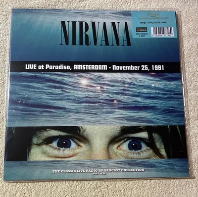 Nirvana - Live À Paradiso Amsterdam 1991 (180 gr Turquoise Vinyl) SEALED - Image 1 of 4
