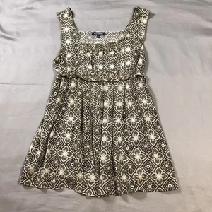 Max Edition Top Damen Large Beige Weiß Schwarz Ärmellos - Bild 1 von 8