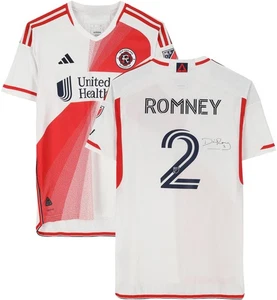 Dave Romney New England Revolution Signed Match-Used #2 Jersey - '24 Season - L - Picture 1 of 5