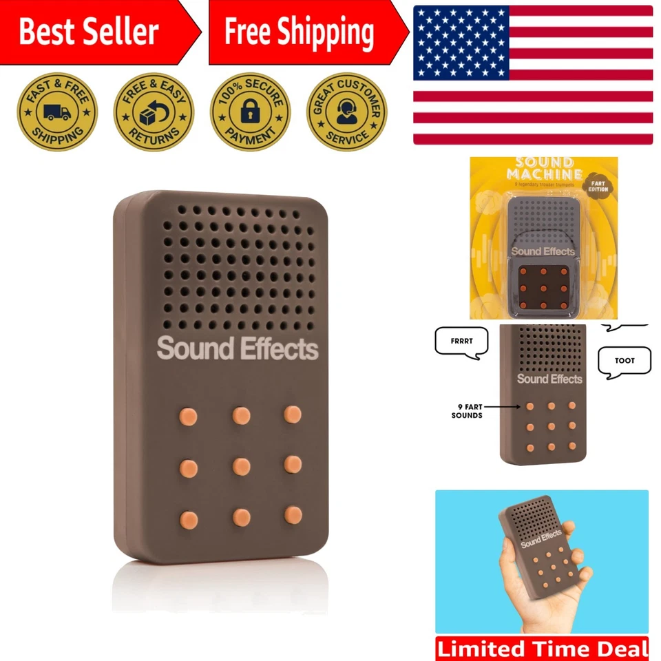 Npw-usa Sound Effects Fart Fanfare Machine 9 Sounds